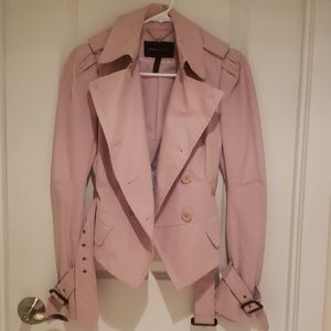 BCBG Blush Trench Jacket